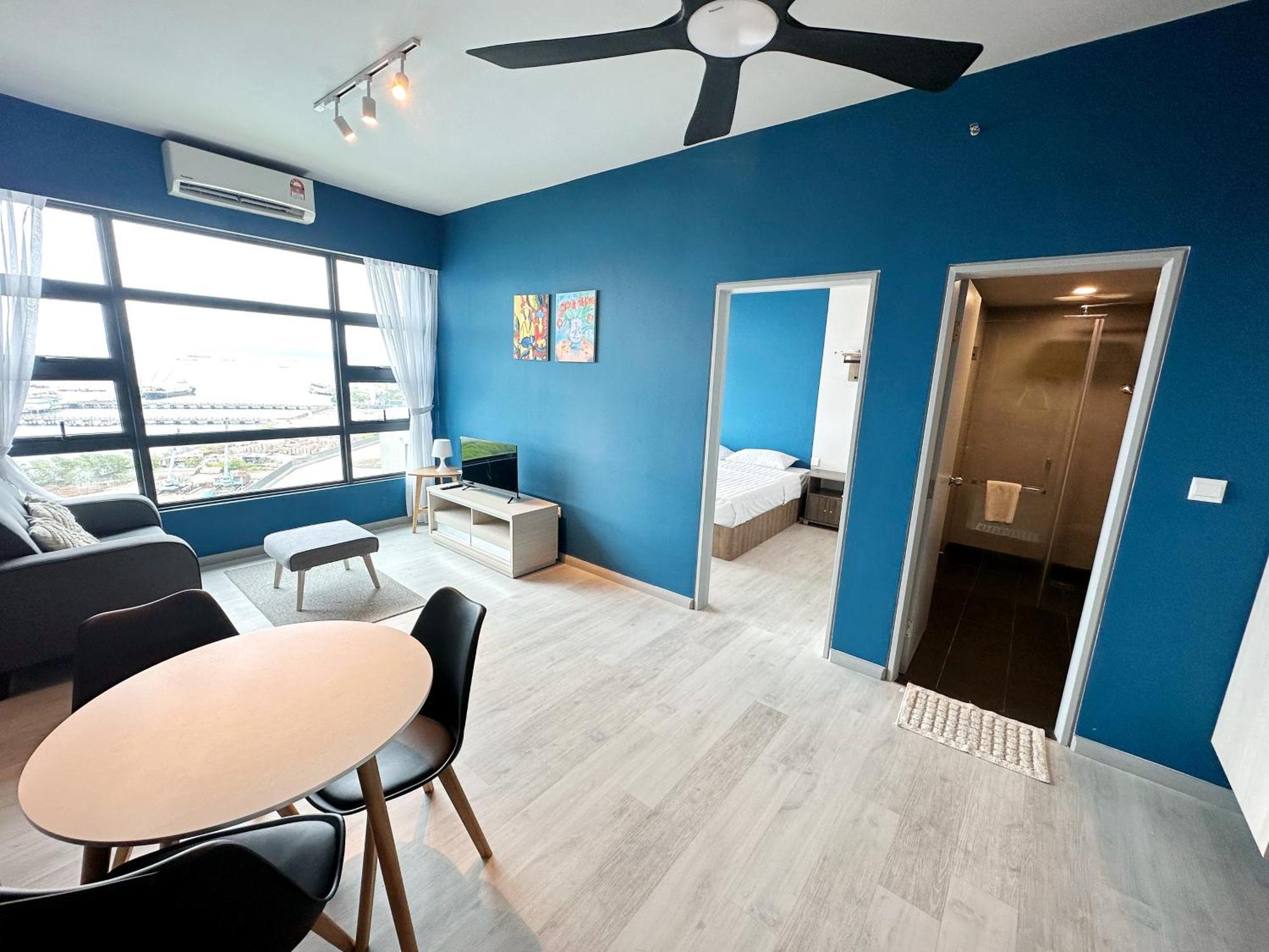 Jesselton Quay Kota Kinabalu City Centre By Lw Suites الغرفة الصورة