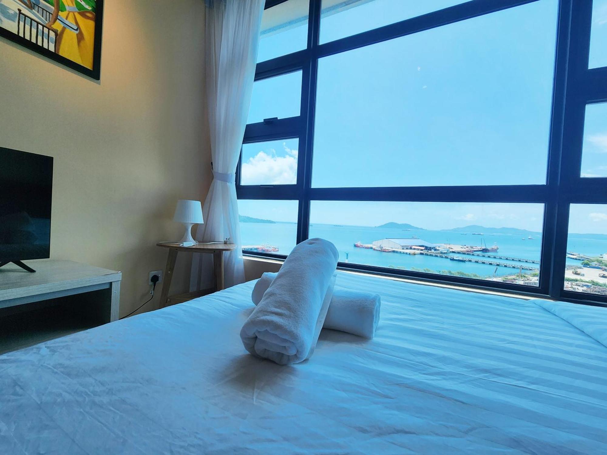 Jesselton Quay Kota Kinabalu City Centre By Lw Suites المظهر الخارجي الصورة