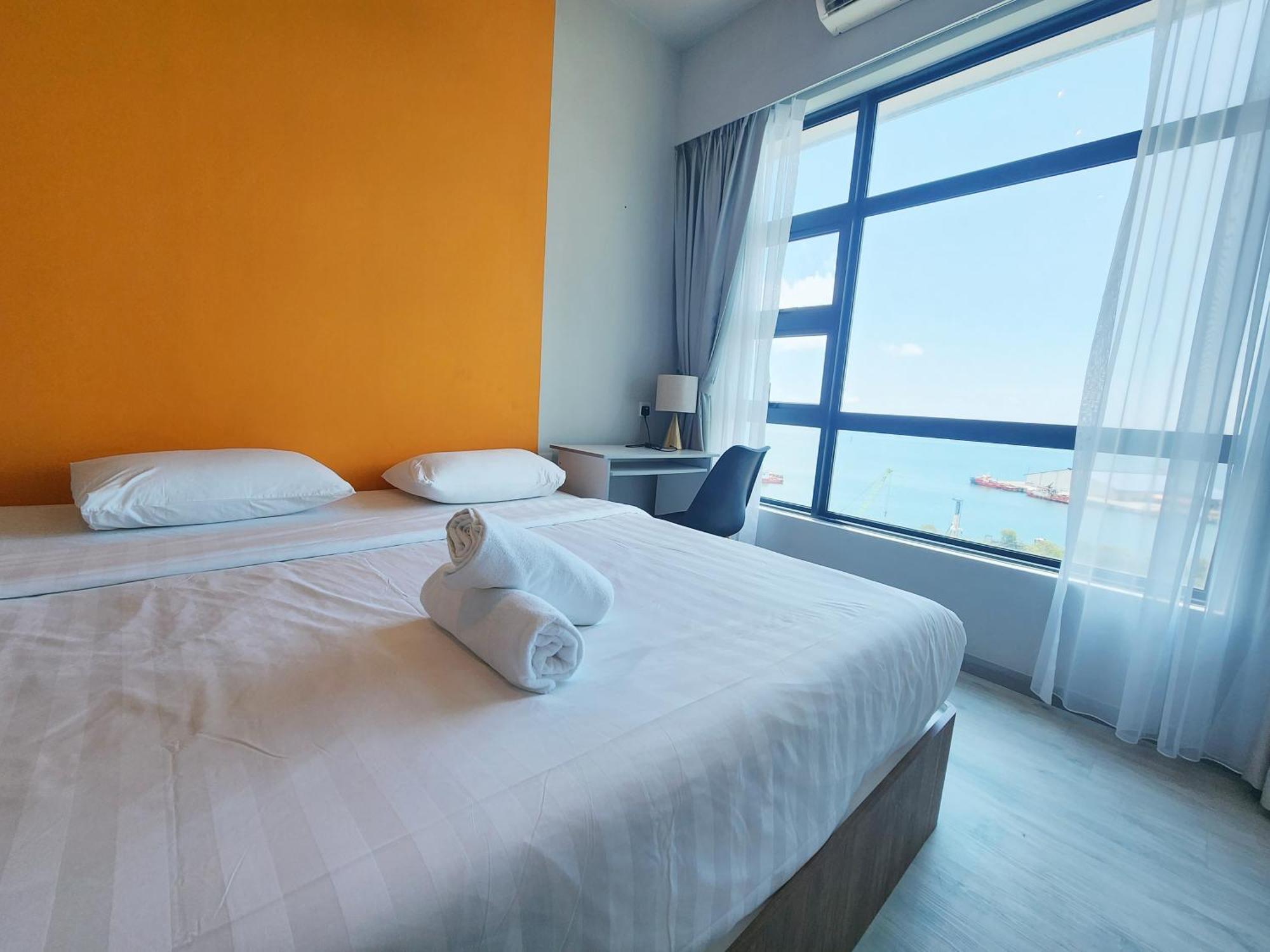 Jesselton Quay Kota Kinabalu City Centre By Lw Suites الغرفة الصورة