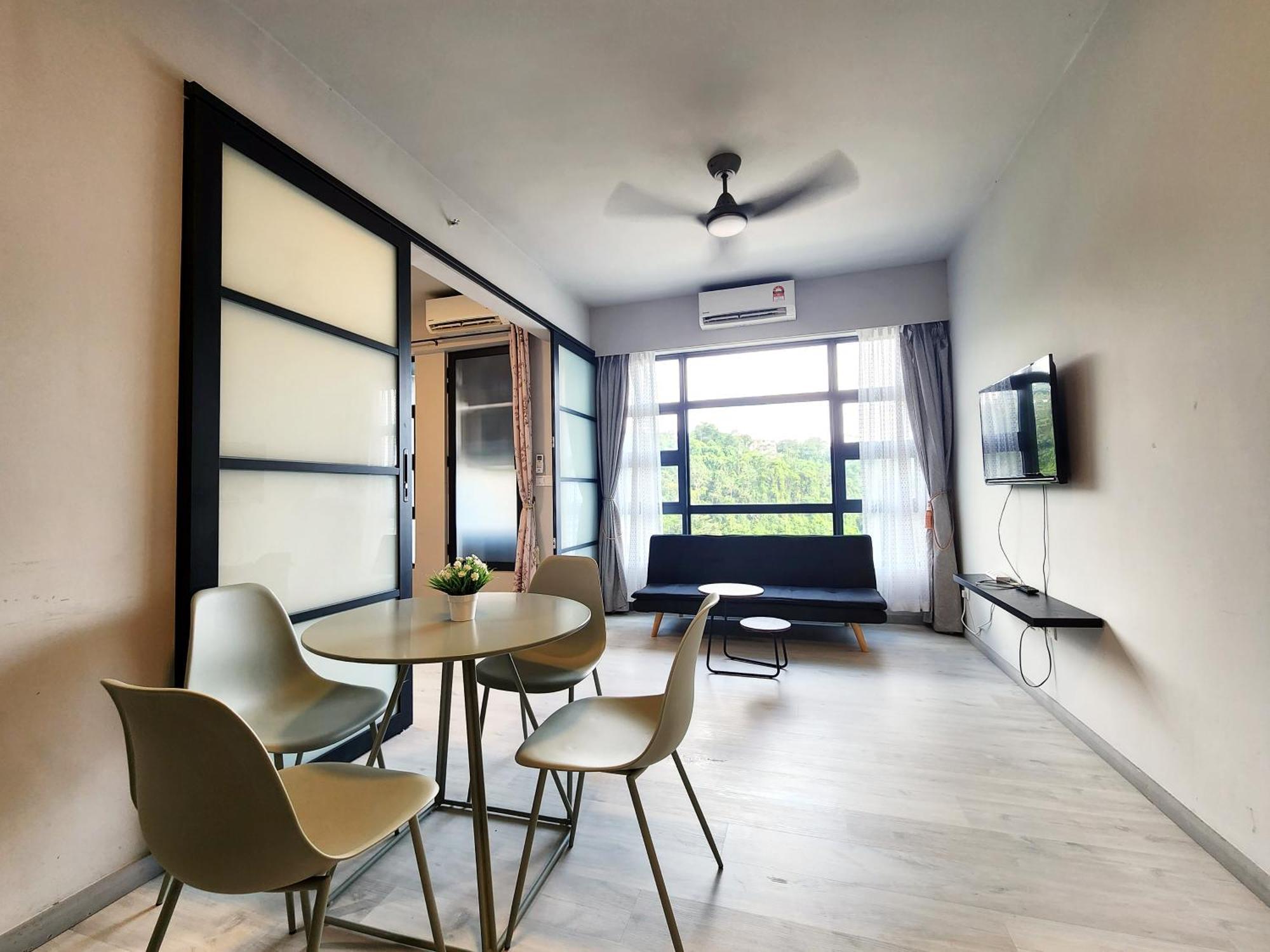 Jesselton Quay Kota Kinabalu City Centre By Lw Suites الغرفة الصورة