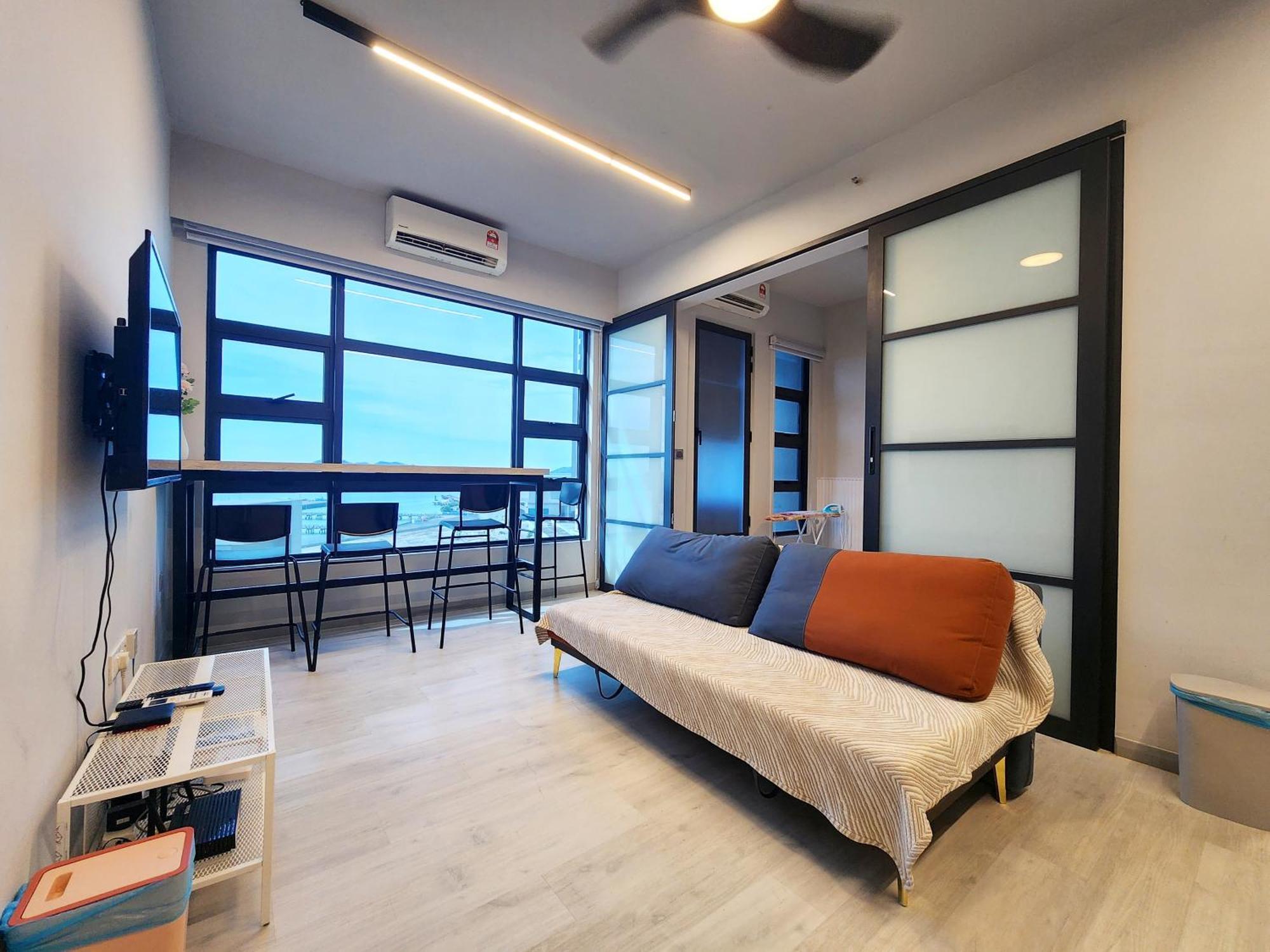 Jesselton Quay Kota Kinabalu City Centre By Lw Suites الغرفة الصورة