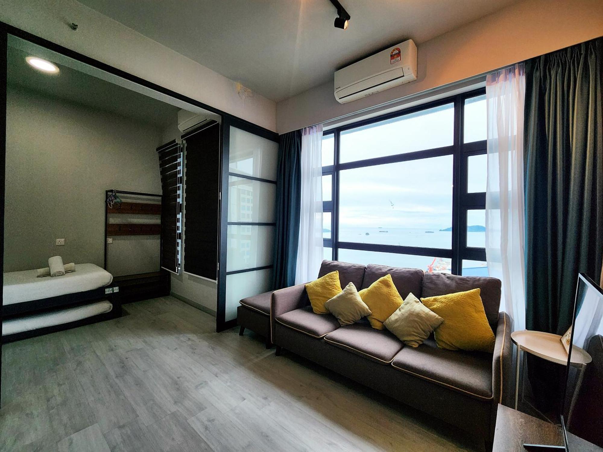 Jesselton Quay Kota Kinabalu City Centre By Lw Suites الغرفة الصورة