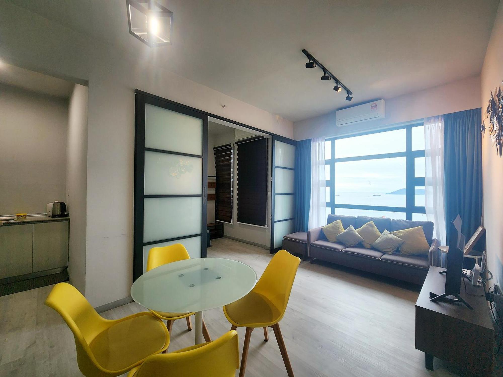 Jesselton Quay Kota Kinabalu City Centre By Lw Suites الغرفة الصورة